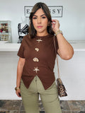 T-shirt Seashell (Brown)