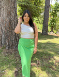 Green Midi Skirt