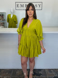 Pistachio Breeze Dress