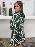 Emerald Geo Breeze Dress