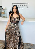 Animal Print Maxi Dress