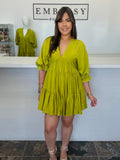 Pistachio Breeze Dress