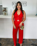 Scarlet Luxe Set – Rojo ❤️