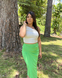 Green Midi Skirt