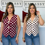 POLKA KNIT VEST