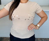 Valentina Beige TShirt