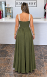 Olive Muse Dress