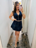Denim Muse Skirt Set