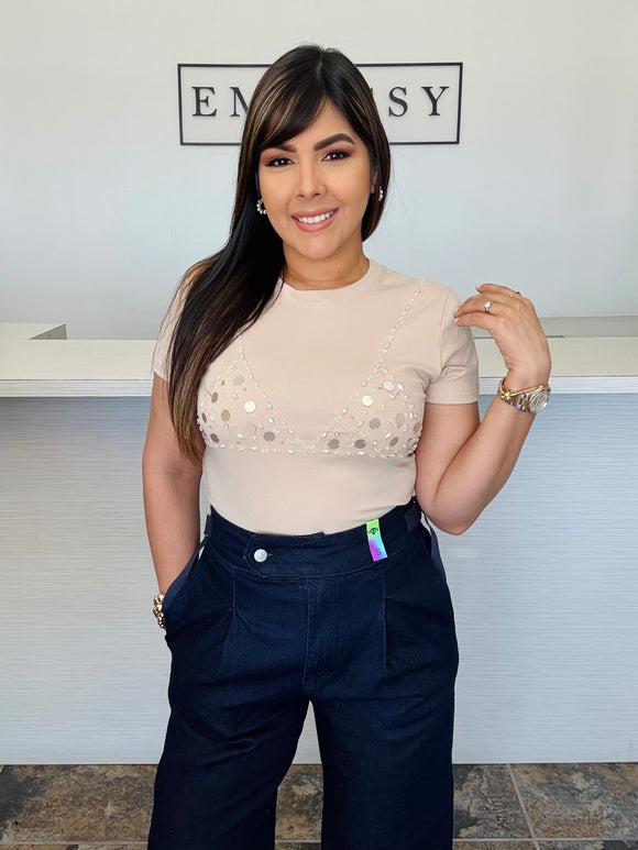 Valentina Beige TShirt