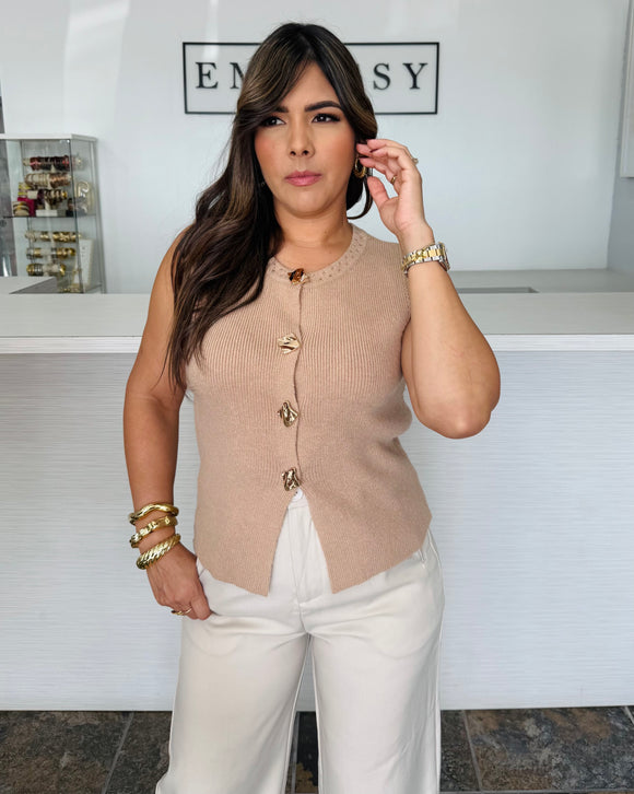 Evelynn Knit Vest (2 Colores)