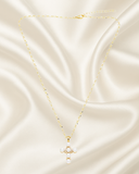 Collares Perla & baño en Oro 18K