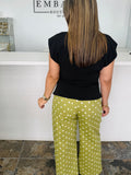 Olive Dots Pants