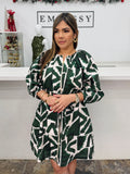 Emerald Geo Breeze Dress