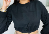 Long Sleeve Sweater Crop