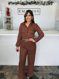 Cocoa Pleats Jumpsuit