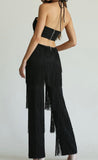 Cut Out Black Jumpsuit