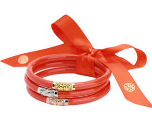 Coral Three Kings All weather bangles