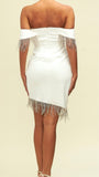 FRINGE RHINESTONE DRESS